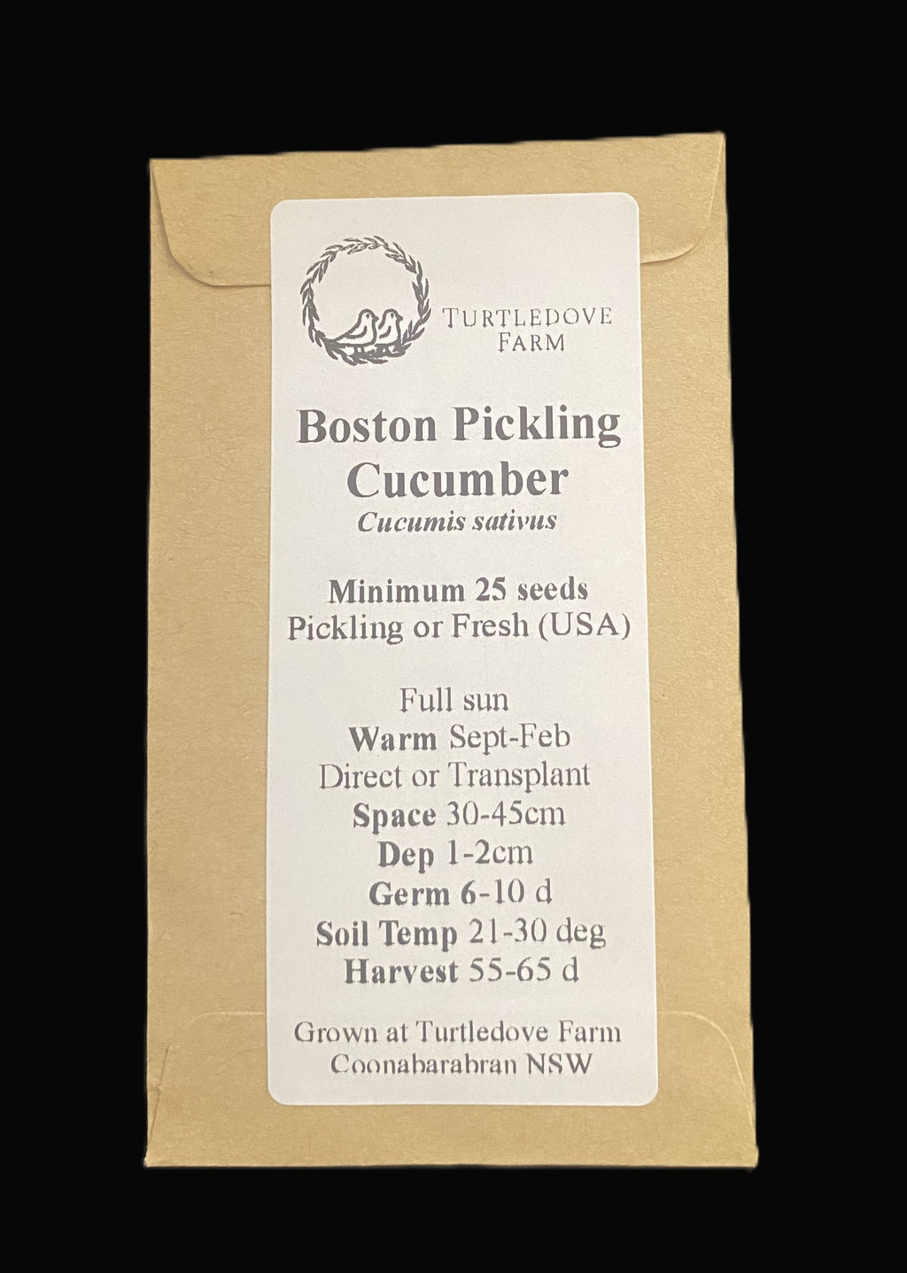 Boston Pickling Cucumber - Seeds