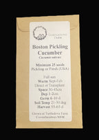 Boston Pickling Cucumber - Seeds