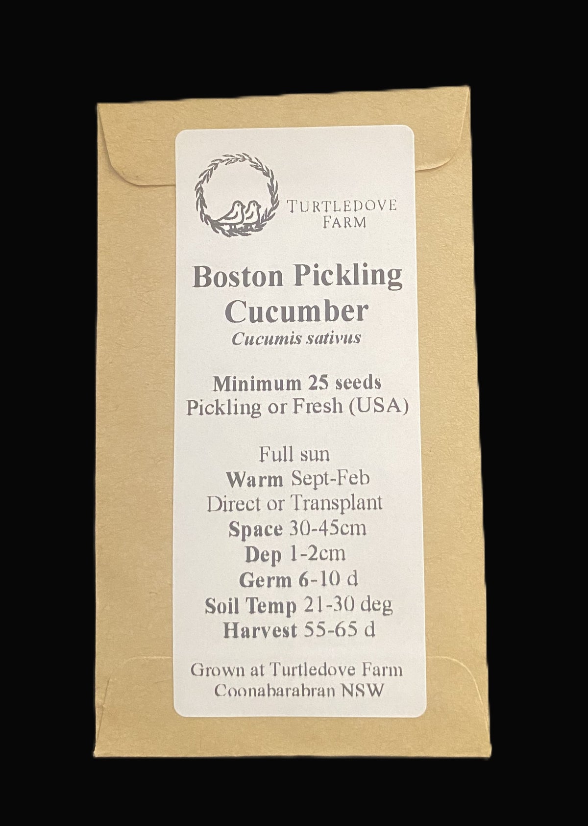 Boston Pickling Cucumber - Seeds