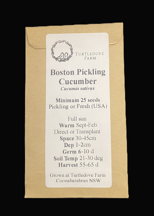Boston Pickling Cucumber - Seeds